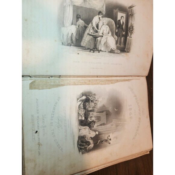 The Odd Fellows Offering For 1849 New York Edward Walker Vintage Hardcover - Picture 3 of 7